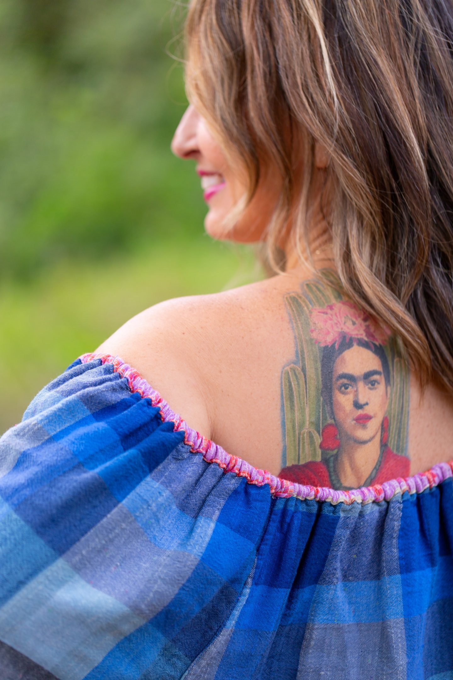 Frida Kahlo tattoo over 50